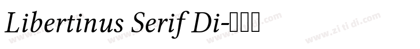 Libertinus Serif Di字体转换